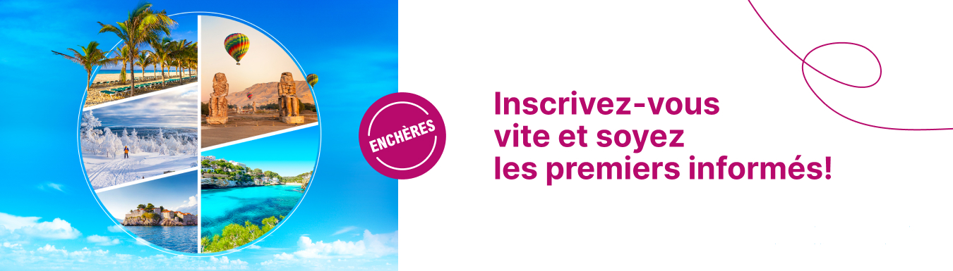 Enchères Voyages E. Leclerc