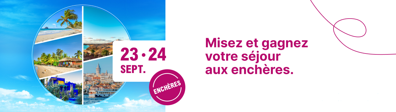Enchères Voyages E. Leclerc